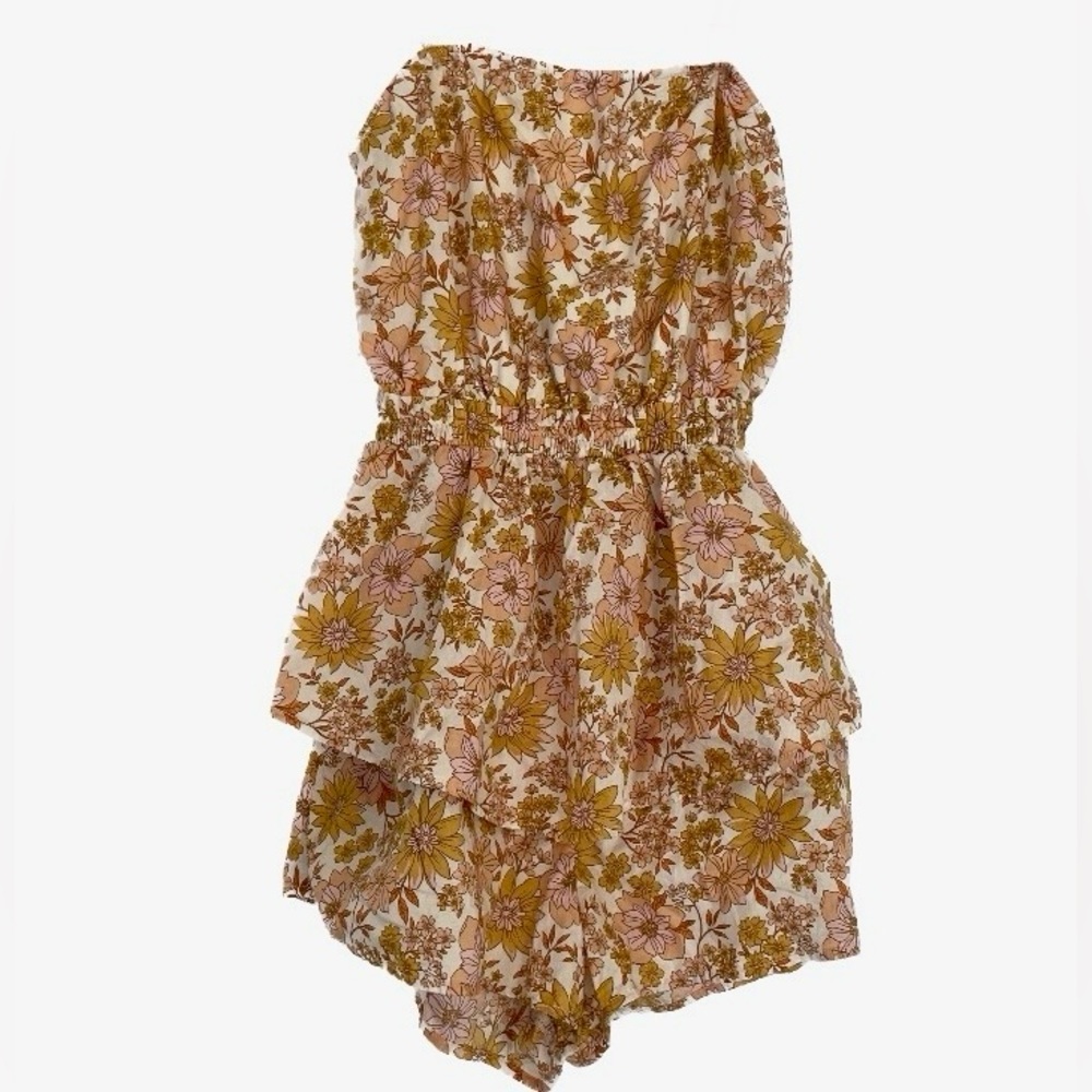 AE Floral Skirty Tube Romper